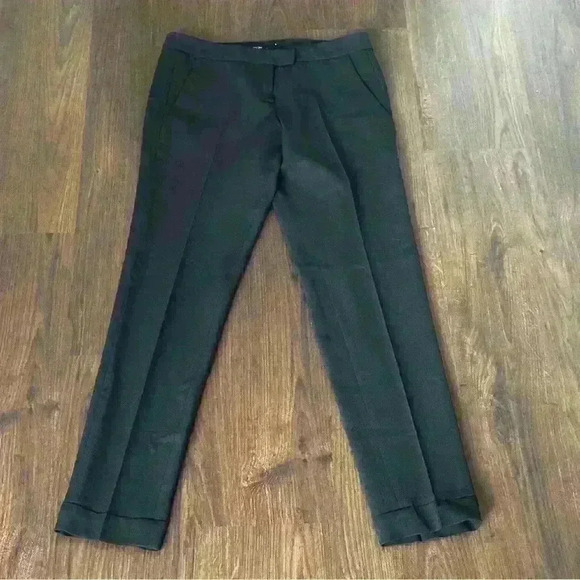 Maje black cropped trousers with pockets size 36 - Picture 2 of 9